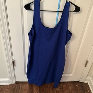 Blue tank dress